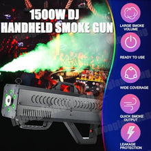 menglanchang Portable Fog Machine,1500w Handheld Smoke Machine with Strap/Stand, Long Range Fogger Haze Maker for Indoor Outdoor Halloween Party Cosplay,High Output Smoke Machine White