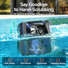 LODOBA Pool Vacuum for Inground Pools & Above Ground Pool, Cordless Robotic Pool Cleaner with 180W Brushless Motor, 3-Hour Runtime, Wall-Climbing Pool Robot Scrubber for Pools up to 2150 Sq.Ft.