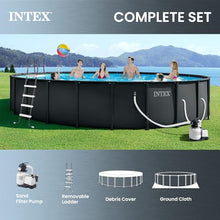 INTEX Ultra XTR 26ft x 52in Round Above Ground Swimming Pool Set w/Pump