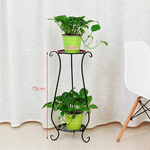 SIDUFHAOPKLL Wrought Iron Potted Stander Flower Fleshy Green Plant Pot Rack Stand Bracket Round Hand Make Home Decor