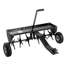 BRAVOYARD New 40-Inch Tow Behind Plug Aerator with Universal Hitch Lawn Aerator Tow Behind