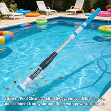 zcjysqav Cordless Handheld Pool Vacuum Telescopic Pole, Rechargeable for Above/In-Ground Pools & Spa