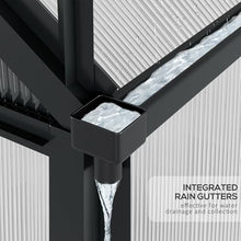 Heavy Duty Polycarbonate Greenhouse Kit for Outdoor Use