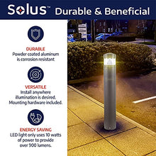 Solus LED Landscape Light Bollard 4-Pack 39" Bronze