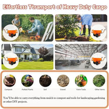 Wheelbarrow,Utility Cart, Electric Wagons,881lbs Capacity Heavy Duty Material Hauler Perfect for Transporting Soil Bricks and Construction Materials, 1500W Motor 48V20AH