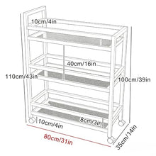 3-Tier Metal Plant Stand Small Counter Top Organizer For Bathroom Decor