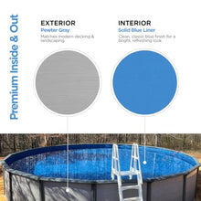 AquaDoc Coventry Round Steel Wall Above Ground Pool Kit 24' x 52"