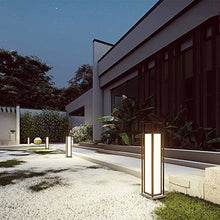 KADELONG LED Outdoor Waterproof Lawn Lights Modern IP55 External House Yard Lamps Garden Deck Floor Mount Path Lights Landscape Porch Patio Pathway Outside Lighting Fixture,Chandelier Lighting, B