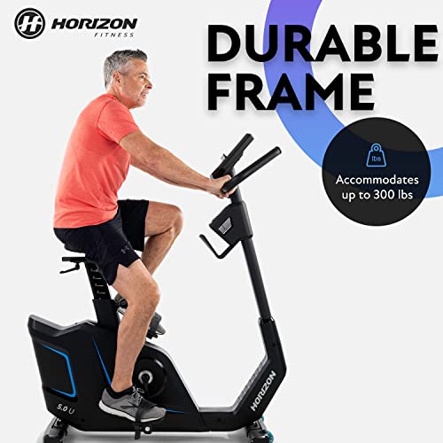 Horizon Fitness 5.0U Upright Bike Black