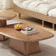 Living Room Table Japanese Coffee Table, Simple Ash Wood Sofa End Table, Set of 2 Coffee Table Modern Minimalist Side Table for Living Room, Balcony Outdoor Side Table (Color : C)