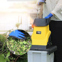 Qiokoith Garden Wood Chipper Shredder 2500W Crushing Mulcher for Lawn and Garden Use Overload Protection