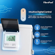 FibroPool Swimming Pool Heat Pump - FH270 70,000 BTU - for Above Ground and Inground Pools and Spas - High Efficiency, All Electric Heater - No Natural Gas or Propane Needed