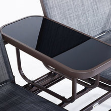 Patio Glider Rocking Chair Bench Loveseat 2 Person Rocker Deck Outdoor Furniture