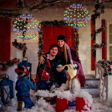 Christmas Christmas Christmas Planter Balls, Metal Christmas Sphere Lights Outdoor, Wearbaara Upiplysta Party Decorations, Glowing Holiday Decor with Long Time Use, Hanging Party Globes for Porch