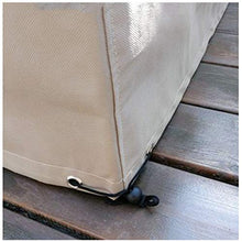 Garden Furniture Covers Waterproof Tablecloth Dustproof Anti-UV Oxford Fabric Outdoor Table Chair Rectangular Tarpaulin， Customizable ALGFree (Color : Green, Size : 300x260x100cm)