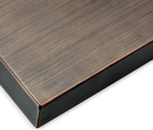 51" Rectangular Oil Rubbed Bronze Drop-in Pan Cover