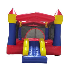 Alessia Cara Commercial PVC Castle Bounce House with Slide Red Yellow Blue