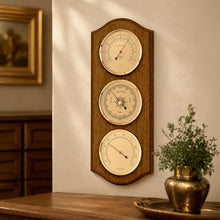 Weather Station with Thermometer, Barometer & Hygrometer 395 x 155 mm - 9178-US °C+°F (Ash-Colored)