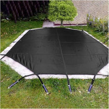 KGBNYSS Pool Cover 4.5 3.5 2.6 m Round Black, Heavy Duty Mesh PP Safety Covers for Swimming Pool Winter Custom Size(32.5ft/9.9m)