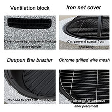 Fire Pit Wood-Burning fire Pit, 23-inch Outdoor fire Pit, Barbecue fire Pit Bowl, Imitation Marble Garden fire Pit in Courtyard Backyard