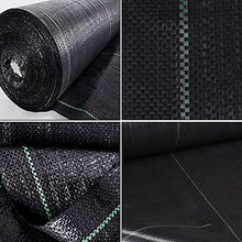 YYHJ Ground Cover Weed Barrier Control Membrane,Landscape Fabric Heavy-Duty,Gardening Mat 90gsm,Woven UV Stabilised,for Garden,Courtyards,Landscaping and Planting Bedsand (Battery *1 : 4X100m)