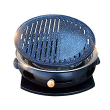 Charcoal Grill Cast Iron Desk Tabletop Barbecue Stove BBQ Tool For Outdoor Garden Camping Picnic Portable Charcoal BBQ Grill Outdoor Cooking Picnic Barbecue (Color : Black Size : 34x34x12cm)