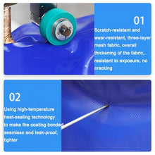 Above-Ground Canvas Fish Pond Pool, Circular Thickening PVC Pool, Large Collapsible Pool Above Ground with Bracket, for Koi Pond Culture Agricultural Irrigation Water Storage Tank(2x1m-3100L)