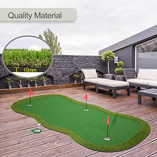 Chriiena Golf Putting Green Mat Large Professional Indoor Outdoor Putting Green-5X10ft