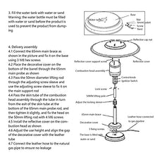 Natural Gas Patio Heater, Outdoor Heater Gas Adjustable Height,Between 140-200cm(55-78in),Includes 24 Ft- Long Natural Gas Hose,Passed cETL Certification,This Allows You To Have A Party With Frie