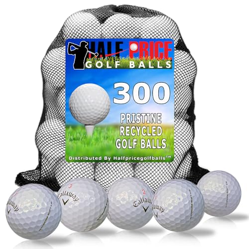 Halfpricegolfballs 300 Callaway Chrome Soft X Golf Balls White - Pristine 2022 Model