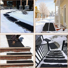 YTNGTT Outdoor Electric Snow Melting Mats - Non-Slip Mats for Sidewalks, Stairs, and Roofs -Snow and Ice Removal Solution(40x120cmx4Pcs)