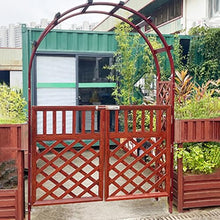 Garden Arch, Metal Arbor Trellis with Door, Outdoor Wedding Archway for Ceremony, Party, Backyard Decoration Climbing Plants, Flowers (Color : Yellow, Size : 150cm/59.1in)