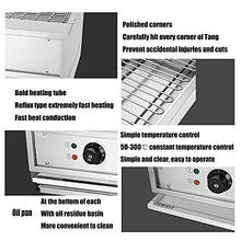 Dntum Portable Smokeless Barbecue Stove, Electric Stainless Steel Barbecue Grill, Multi-Function Electric Grills, Commercial Smoke-Free Electric Barbecue,A,C
