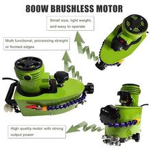 BhRWVJD 800W Electric Small Glass Edging Machine,Portable Small Glass Edger,DIY Diamond Glass Art Corner Grinding Edging Machine,Glass Polisher W/8 Diamond Wheels & 2 Polisher Wheels