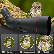 elabopt 20-60x80 ED Spotting Scope Waterproof High Definition Green