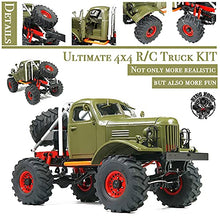 Kingkong RC 1/12th Mud Monster 4x4 Soviet Truck Metal Chassis Kit White