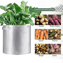 Waterproof Garden Pots Planters Grow Bags for Vegetables Non-Woven Potato and Tomato Planting Flower Pot Garden Tool (Size : 7 Gallon-2pcs) (10 Gallon)