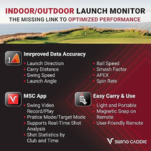 VC VOICE CADDIE Swing Caddie SC4 Portable Golf Simulator Black