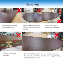 HAIXHX Red Foldable Round Table Top Extender, Large Universal 47.2"-94.5" Diameter Circle Wooden Table Top, Replace Table Top, No Legs, Home or Commercial Use, Easy to Store(Diameter 70.9"/180cm)