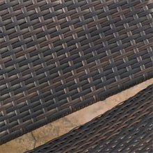 Afuera Living Outdoor Adjustable Wicker Chaise Lounge Set of 4 Brown