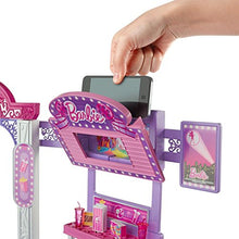 Barbie Malibu Ave Shopping Mall Playset - 50+ Pieces with Working Escalator, Fashion Boutique, Hair Salon, Food Court & Theater
