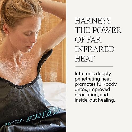 HigherDOSE Infrared Sauna Blanket - Relax & Detox Your Body - Portable Home Sauna Therapy
