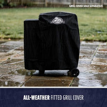 Pit Boss 700 Carbon Series Wood Pellet Grill & Smoker with LCD Digital Controller, 718-Sq. in. Cooking Space, 180°F to 500°F Temperature Range, Meat Probe, 13.5 lb. Pellet Hopper, Black