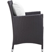 Modway Convene 11-pc Outdoor Patio Dining Set Espresso Orange