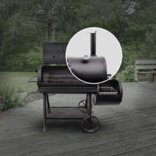 Oklahoma Joe's Highland Reverse Flow Smoker, Charcoal, Porcelain Coated Wire, Black