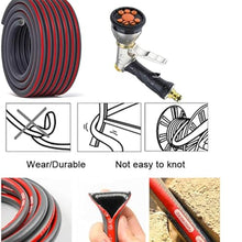 DPLXQPP Garden Hose Reel Wall-Mounted,Heavy-Duty Wall-Mounted Hose Reel,Can Accommodate 10-50m Hose,Wall-Mounted/Floor-Mounted Metal Hose Reel,with Multi-Function Water Gun,15m