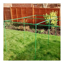 EVANEM 36” (90cm) Length Plant Stakes Gardening Pillar Plastic Coated Steel Pipe, for Supporting Climbing Plants Flowers and Vegetables(100pcs 8 X 900 mm)