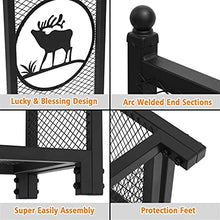 DOIBG Heavy Duty 48" Wood Storage Log Rack High Capacity Firewood Rack with Mesh Steel Log Holder Storage Stand for Fireplace Stove Fire Pit Patio Indoor/Outdoor Firewood Organizer