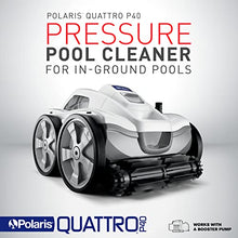 Polaris Quattro P40 Pressure Side Pool Cleaner White