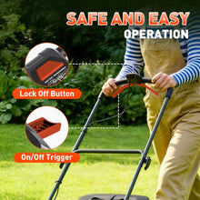 21 Inch Electric Lawn Mower Cordless, 2×20V 8.0Ah Brushless Push Mower